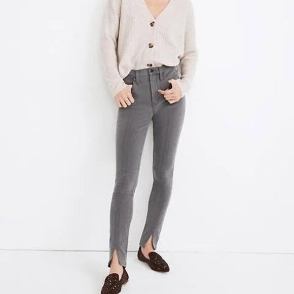 NWT Madewell Jeans 24 10” High Rise Roadtripper Front Slit In Carlin - Picture 1 of 8
